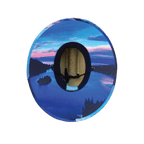 Tahoe Straw - Sun Hat - Emerald Bay Sunrise