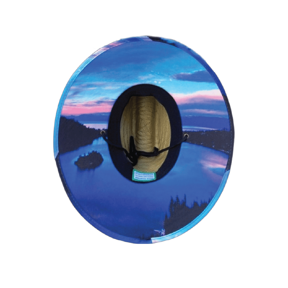 Tahoe Straw - Sun Hat - Emerald Bay Sunrise