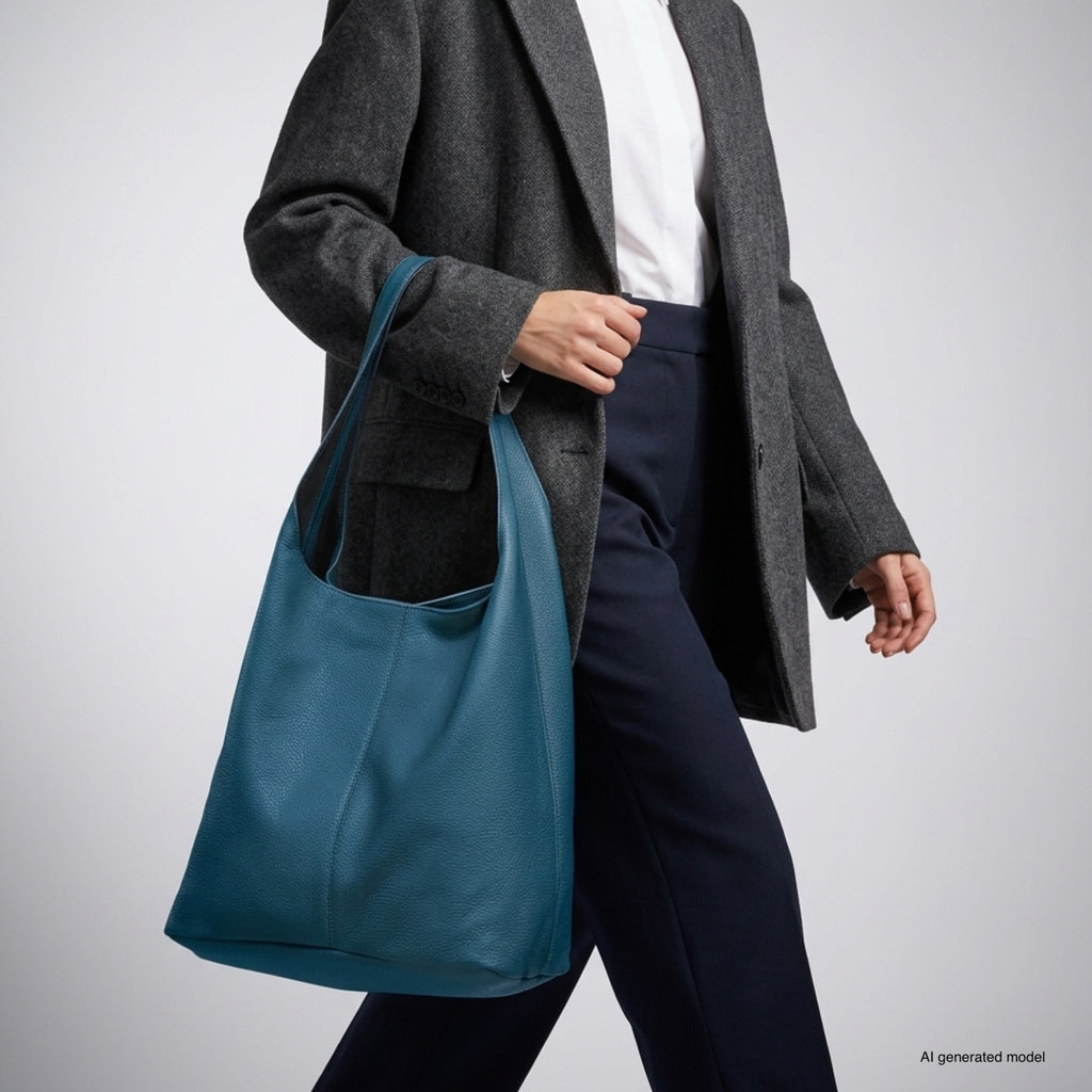 Italian Full-Grain Leather Hobo Bag | Siena