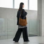 Italian Genuine Suede Hobo Bag | Belluno
