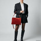 Italian Genuine Suede Shoulder Bag | Modena