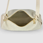 Italian Genuine Suede & Full-Grain Leather Crossbody Bag | Cremona