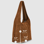 Italian Genuine Suede Hobo Bag | Palermo