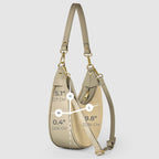 Italian Genuine Suede & Full-Grain Leather Shoulder Bag | Arezzo