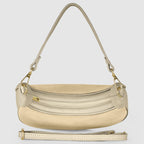 Italian Genuine Suede & Full-Grain Leather Shoulder Bag | Arezzo