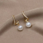 Pearl Wave Earring