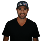 Team Heroes Hat - Baseball Hat Fit - Navy Camo / Black - Trucker Mesh