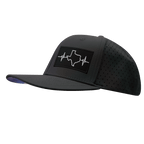 Texas Hat - Baseball Hat Fit - Charcoal - Laser Mesh