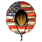 THB Straw - Sun Hat - Flag Rugged