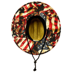 THB Straw - Sun Hat - Flag
