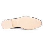 16-672-GRY Tippa Suede & Calfskin Penny Loafers Grey