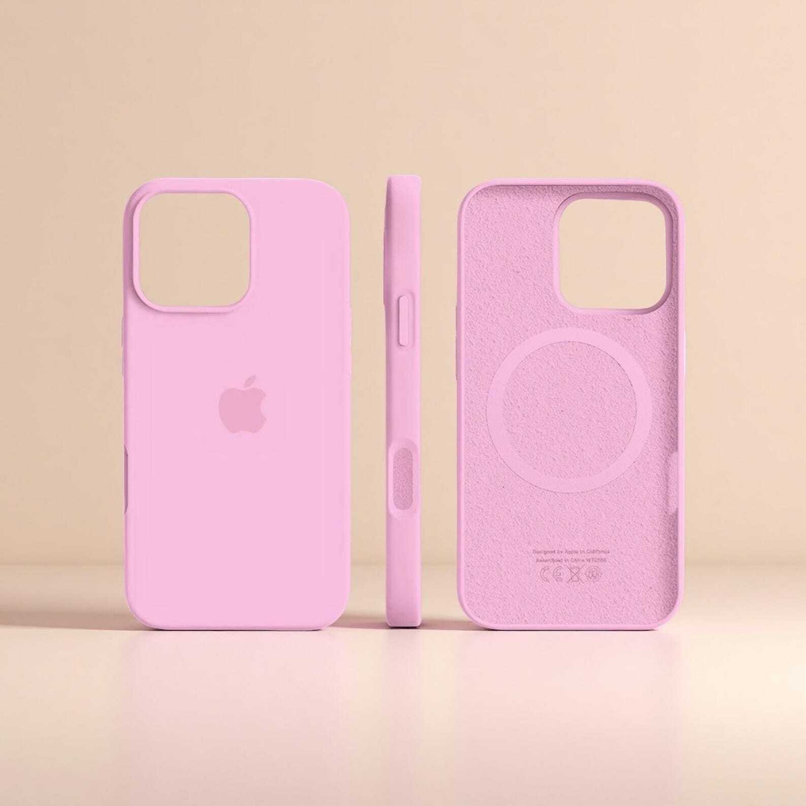 Premium Silicone Soft Phone Case for iPhone 16 15 14 13 12 Pro Max Wireless Charging Compatible