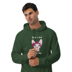 "NEVER A BAD HAIR DAY" UNISEX ECO HOODIE