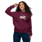 "ANATOMY OF A SPHYNX" WOMEN'S ECO HOODIE
