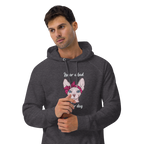"NEVER A BAD HAIR DAY" UNISEX ECO HOODIE