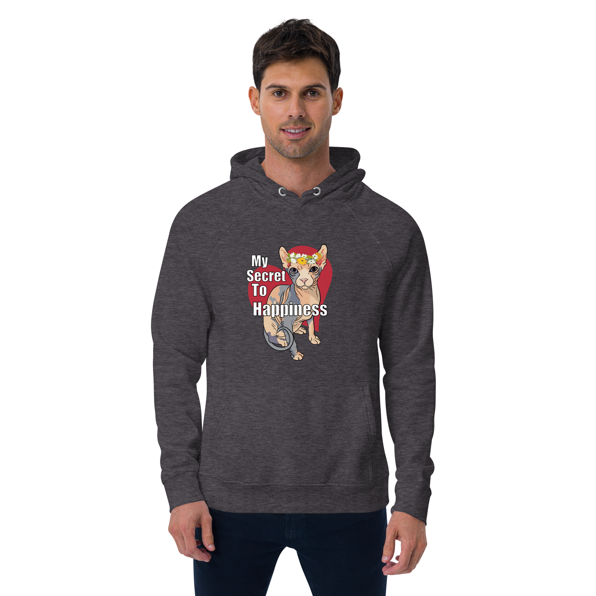 "MY SECRET TO HAPPINESS" UNISEX ECO TEE