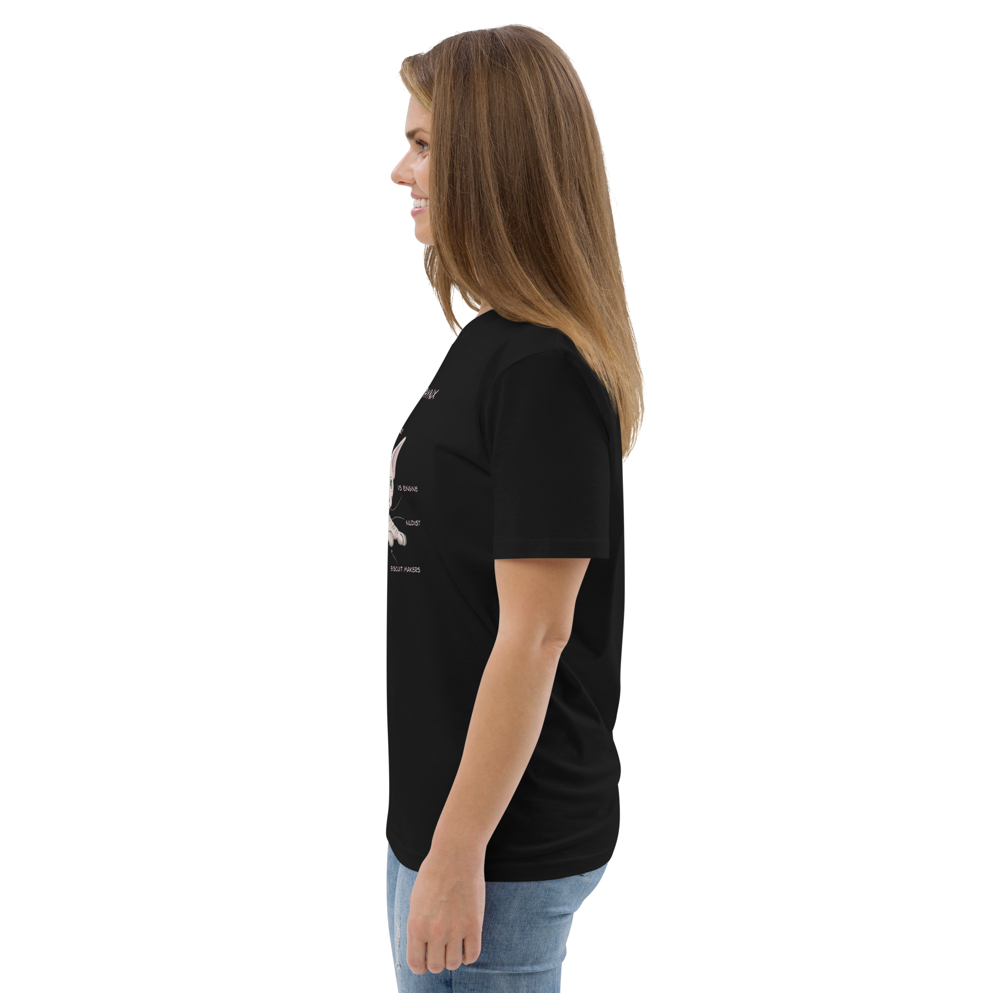 "ANATOMY OF A SPHYNX" UNISEX ORGANIC TEE