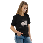 "ANATOMY OF A SPHYNX" UNISEX ORGANIC TEE