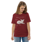 "ANATOMY OF A SPHYNX" UNISEX ORGANIC TEE