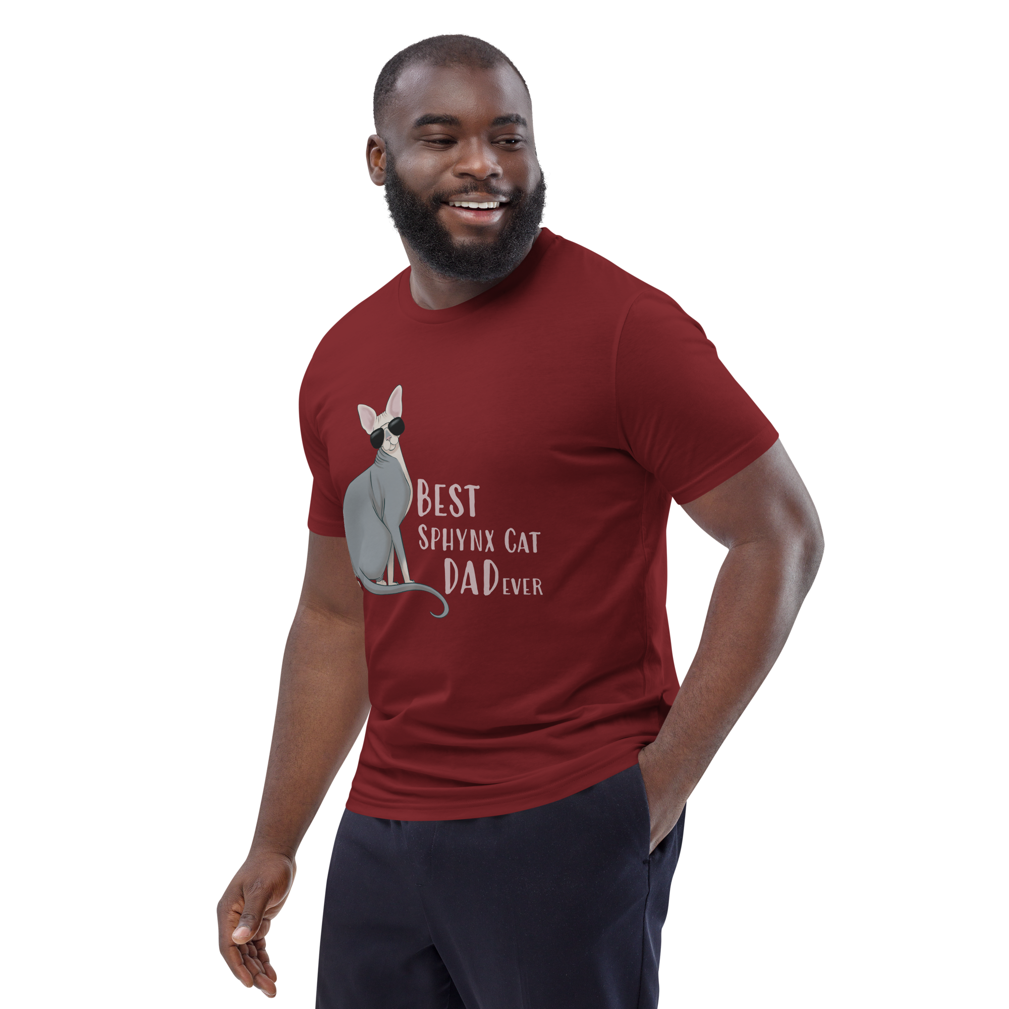 "BEST SPHYNX CAT DAD" UNISEX ECO TEE