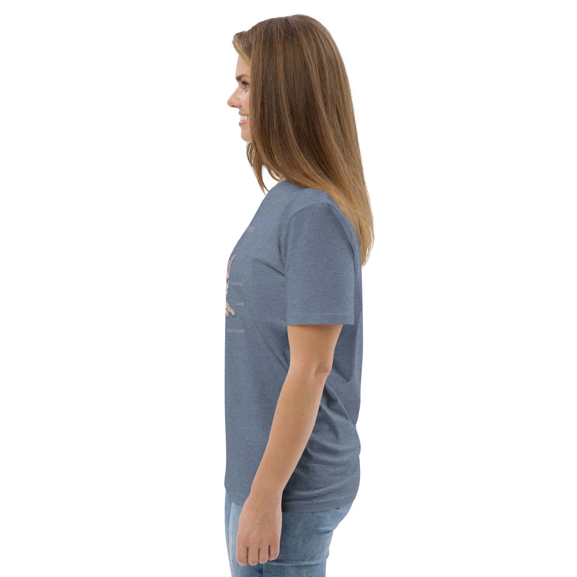 "ANATOMY OF A SPHYNX" UNISEX ORGANIC TEE