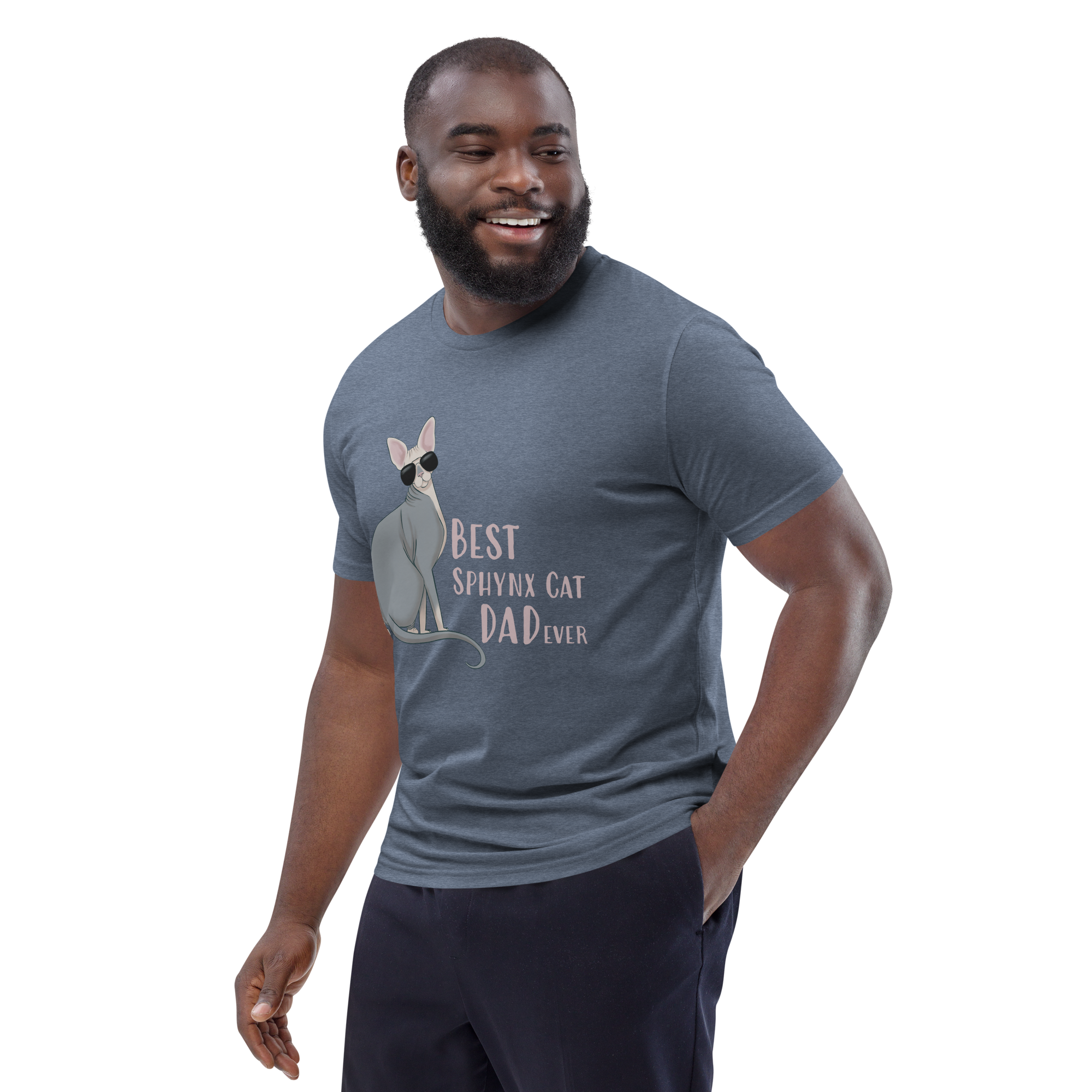 "BEST SPHYNX CAT DAD" UNISEX ECO TEE