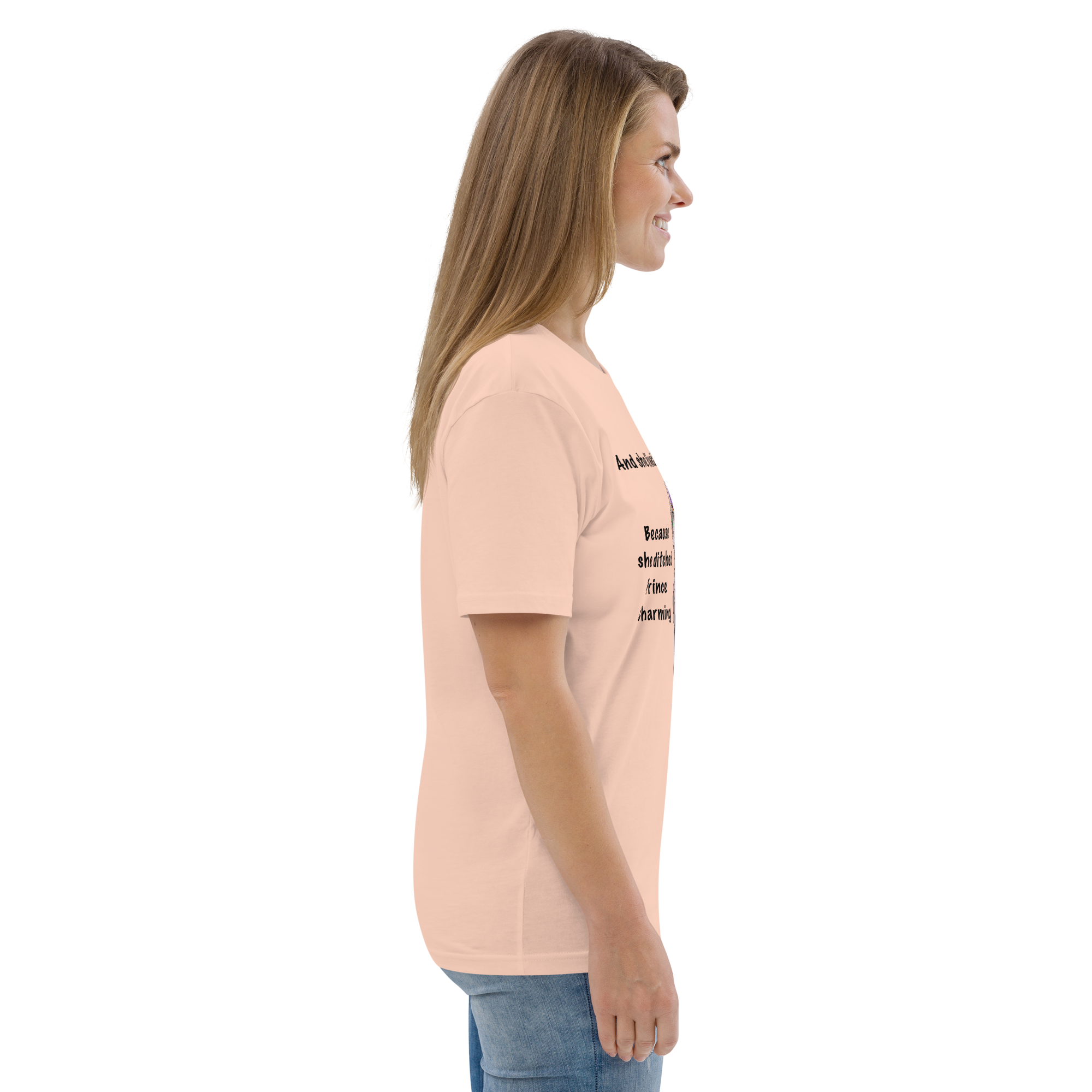 "DITCHED PRINCE CHARMING & GOT A SPHYNX CAT" ECO TEE