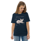 "ANATOMY OF A SPHYNX" UNISEX ORGANIC TEE