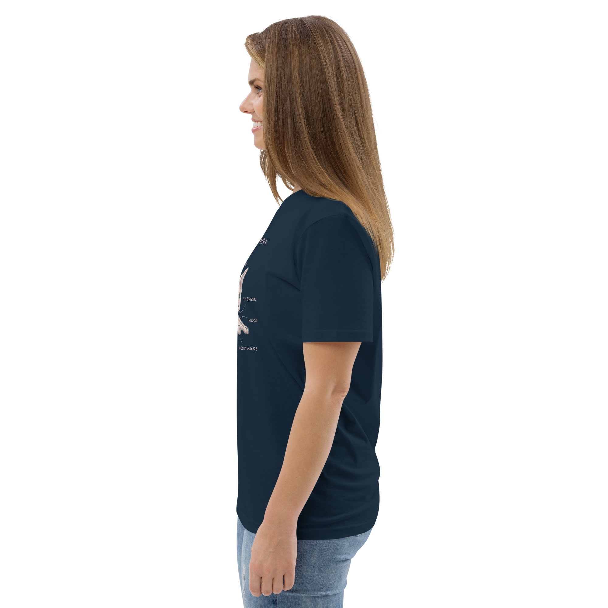 "ANATOMY OF A SPHYNX" UNISEX ORGANIC TEE