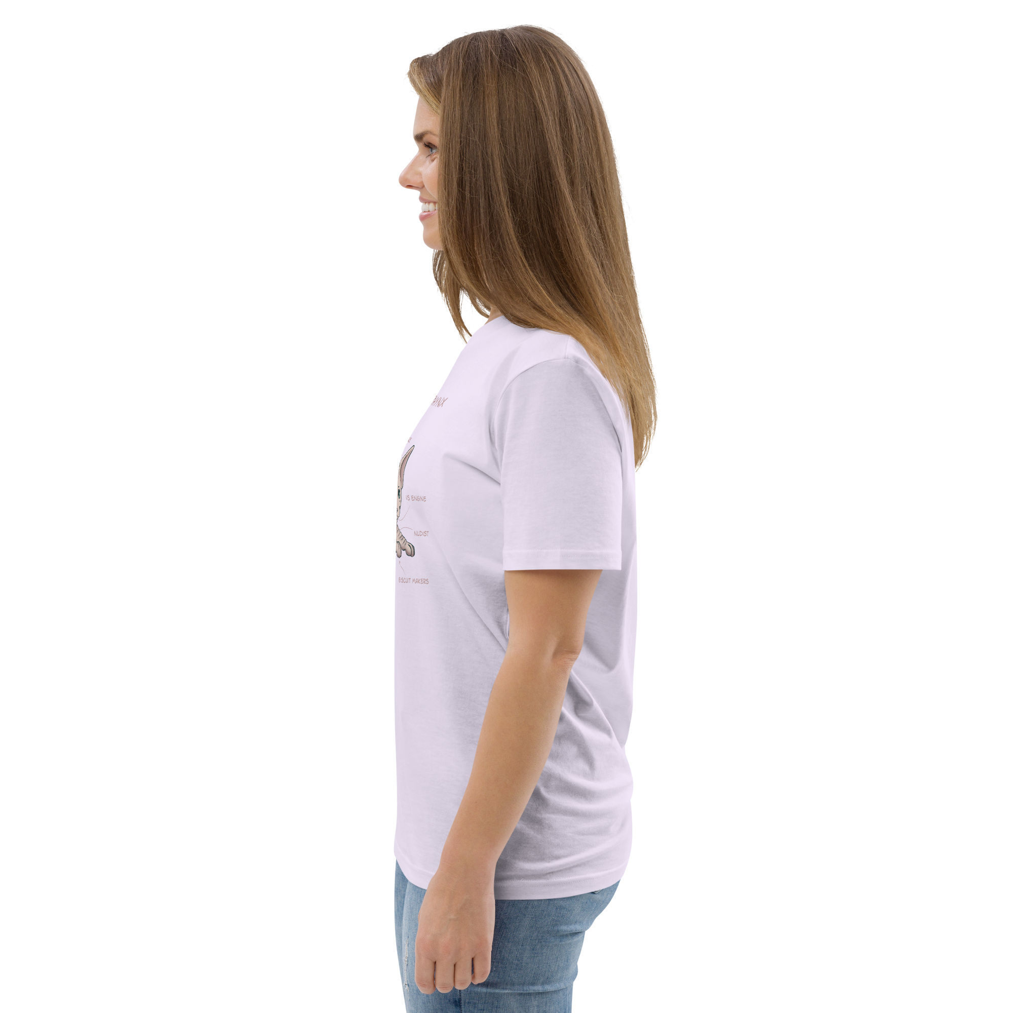 "ANATOMY OF A SPHYNX" UNISEX ORGANIC TEE