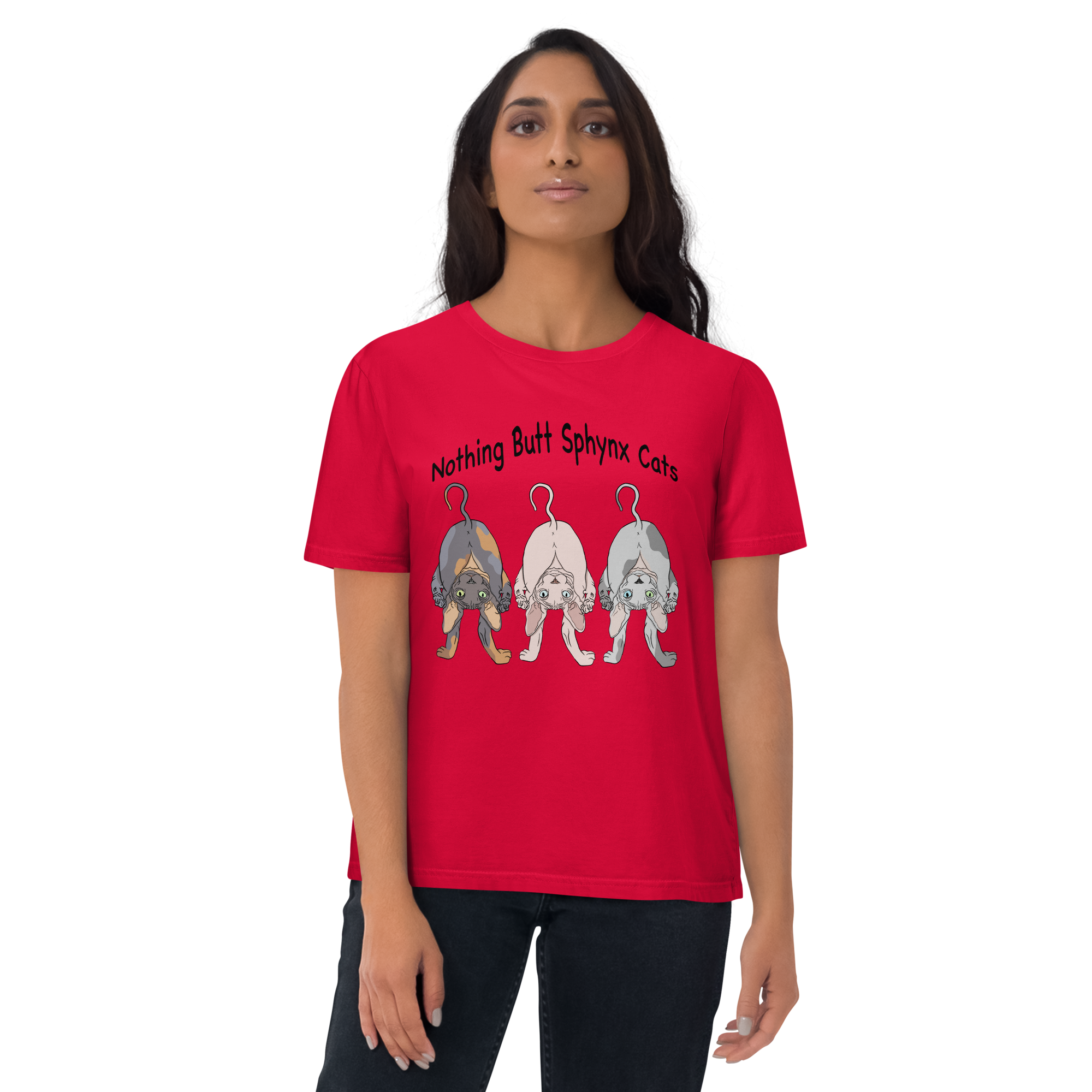 "NOTHING BUTT SPHYNX" UNISEX ECO TEE