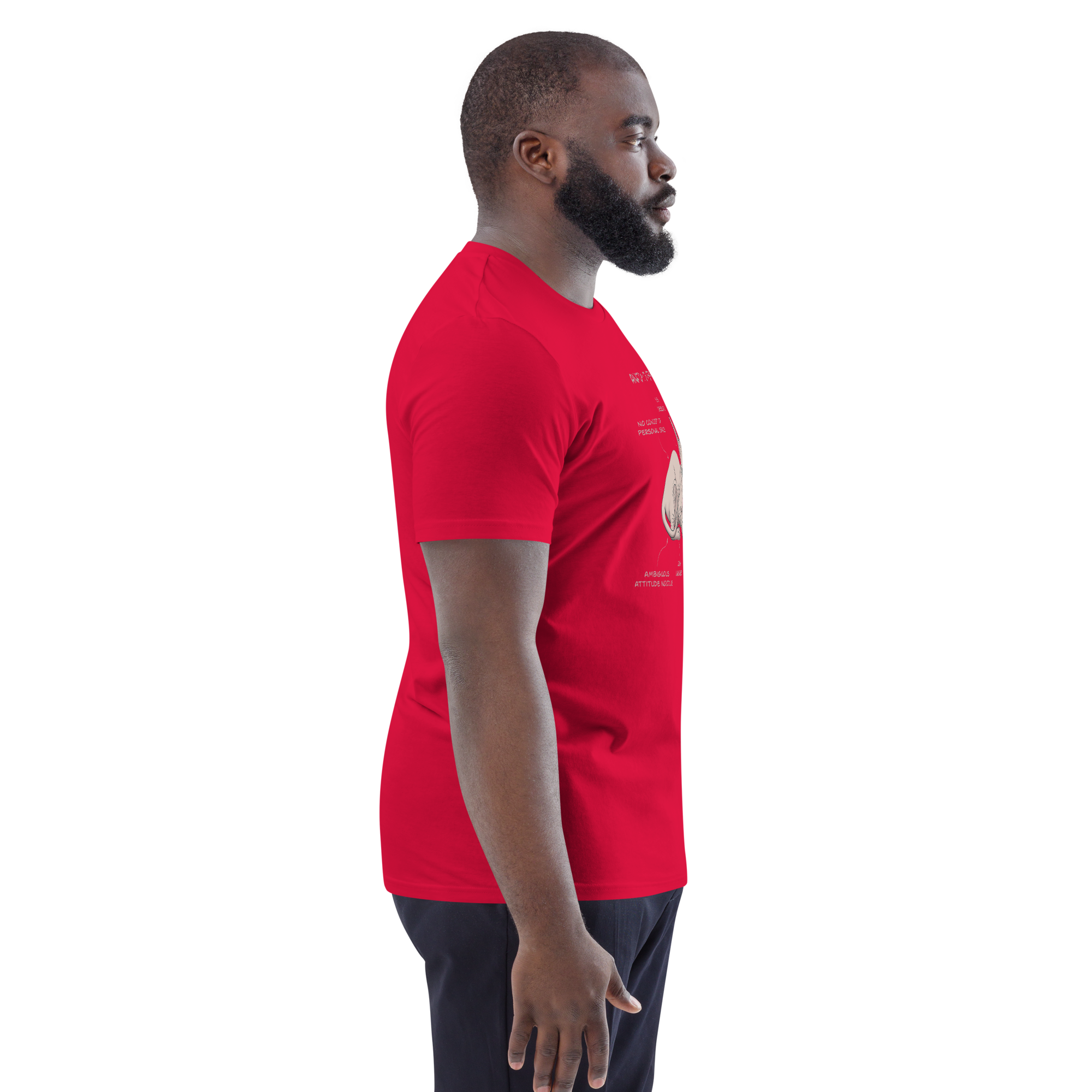 "ANATOMY OF A SPHYNX" UNISEX ORGANIC TEE
