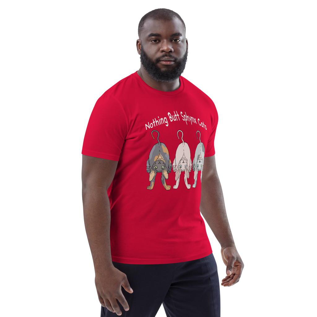 "NOTHING BUTT SPHYNX CATS" UNISEX ECO TEE