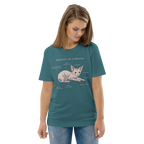 "ANATOMY OF A SPHYNX" UNISEX ORGANIC TEE