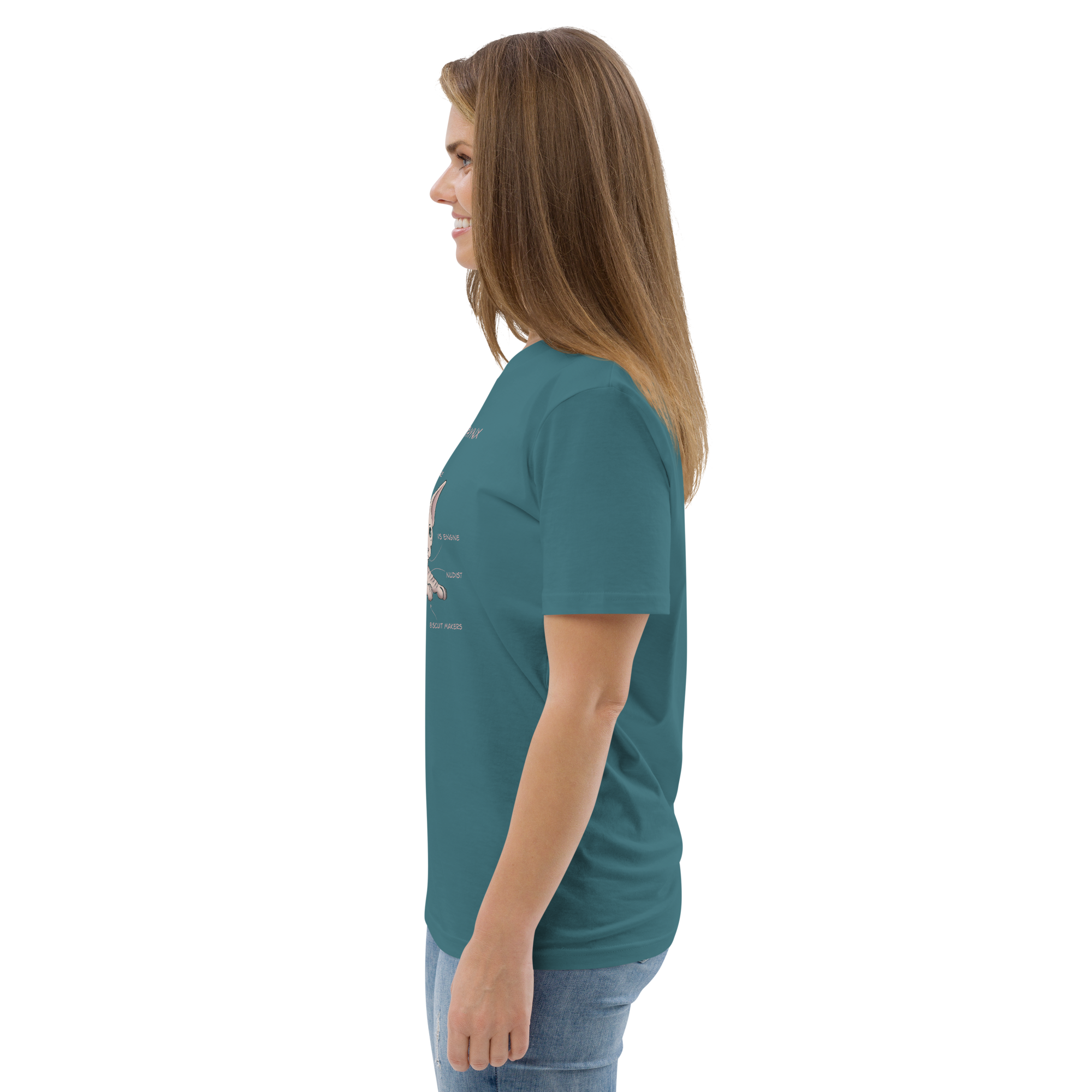 "ANATOMY OF A SPHYNX" UNISEX ORGANIC TEE