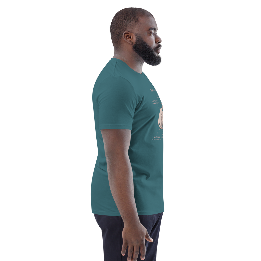"ANATOMY OF A SPHYNX" UNISEX ORGANIC TEE