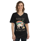 "MY SPHYNX CAT IS MY LUCKY CHARM" - V-NECK UNISEX TEE