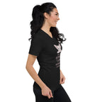 "BEHIND EVERY WOMAN"... SPHYNX V-NECK TEE