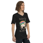 "MY SPHYNX CAT IS MY LUCKY CHARM" - V-NECK UNISEX TEE