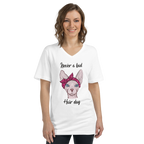 "NEVER A BAD HAIR DAY" UNISEX ECO TEE