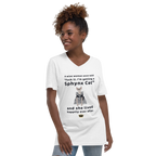 "DITCHED PRINCE CHARMING & GOT A SPHYNX CAT" ECO TEE
