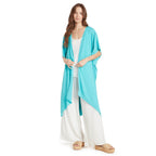 Solid Kimono Jacket - Ocean