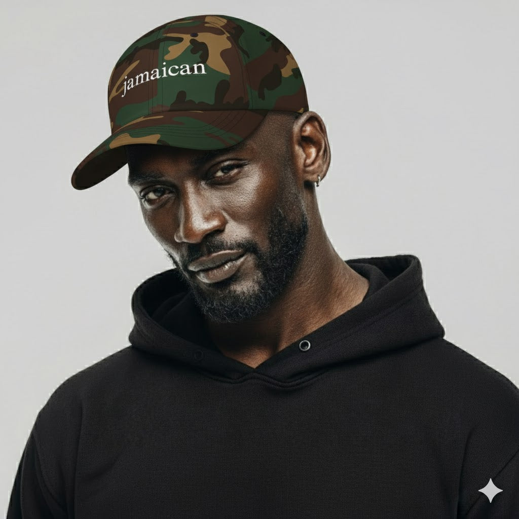 Jamaican Embroidered Dad Hat