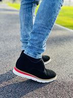 CALTO - Y4222 - 3.2 Inches Taller (Nubuck Black)