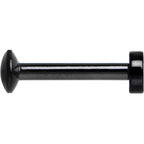 5/16 Black IP 3mm Circle Internal Thread Daith Cartilage Tragus