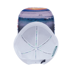 Virgin Islands Hat - Baseball Hat Fit - Floral / White - Laser Mesh