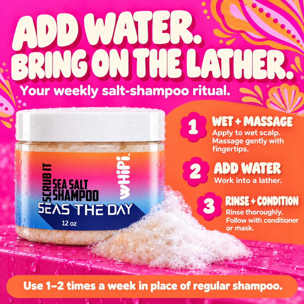 Scrub- Sea Salt Shampoo