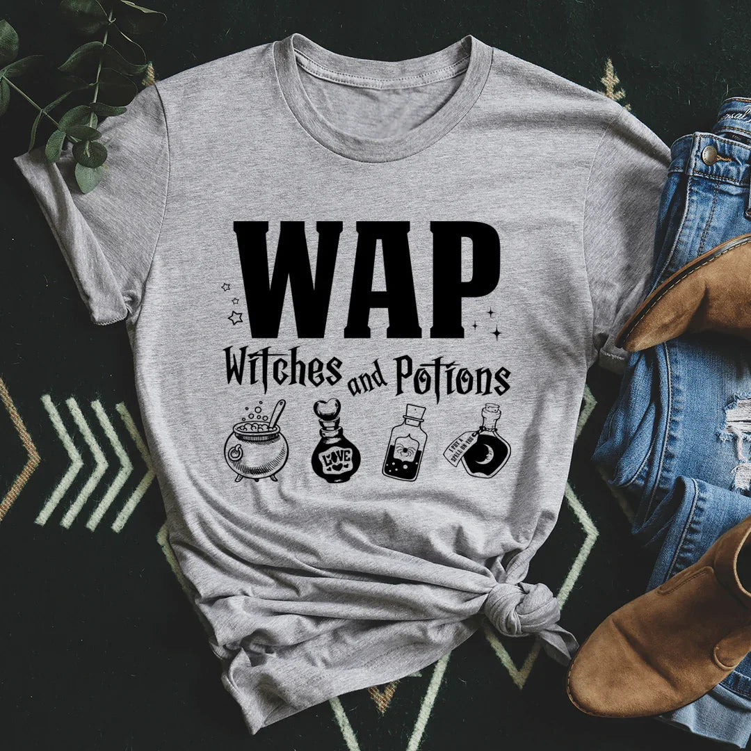"WAP Witches and Potions" – Funny Halloween Spooky Graphic Shirt
