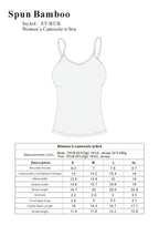 Clearance Women's Bamboo/Cotton Camisole with Shelf Bra
