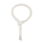 Women's Elegant Multi-Layered Faux Pearl Necklace, Boho Tassel Pendant, Dual-Strand Jewelry